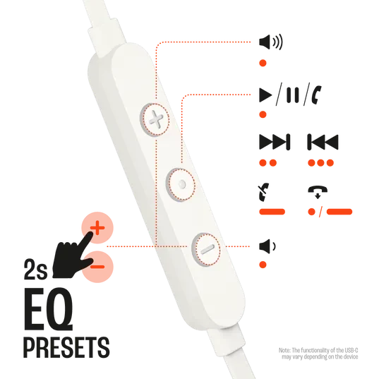 JBL Tune 310C USB White 4