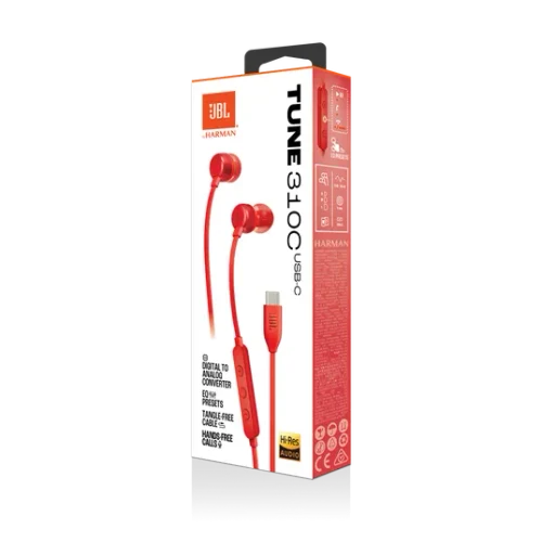 JBL Tune 310C USB Red