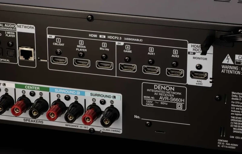 Denon AVR-S660H 6