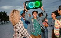 Sistem Karaoke JBL: PartyBox Club 120 + Microfoane fără fir PartyBox Wireless Mic + Husă microfoane + Husă PartyCover 3