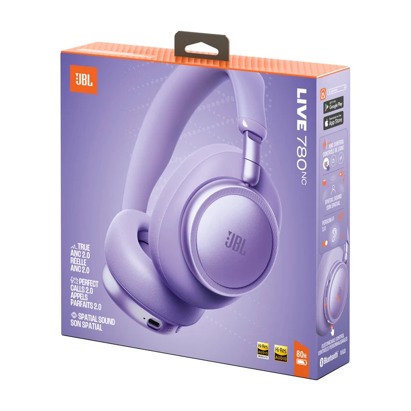 JBL Live 780NC Purple 9