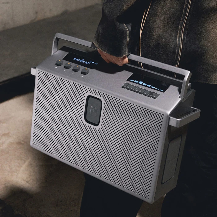 BT Speaker Large Greige 5