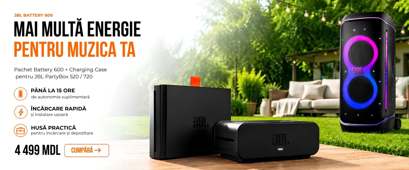 Magazin oficial JBL în Moldova. Boxe, căști și audio original JBL